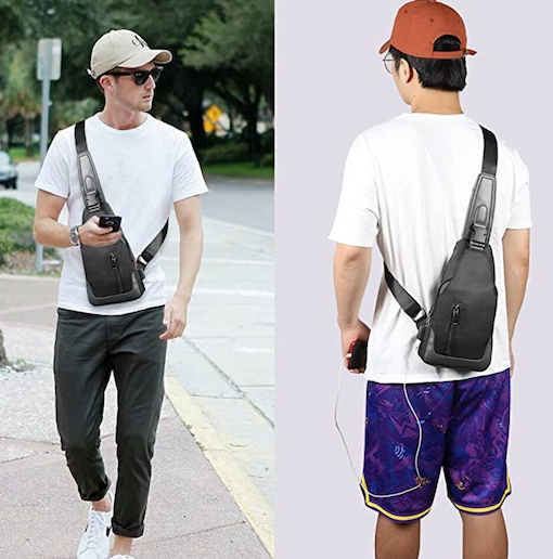 street style crossbody bag men