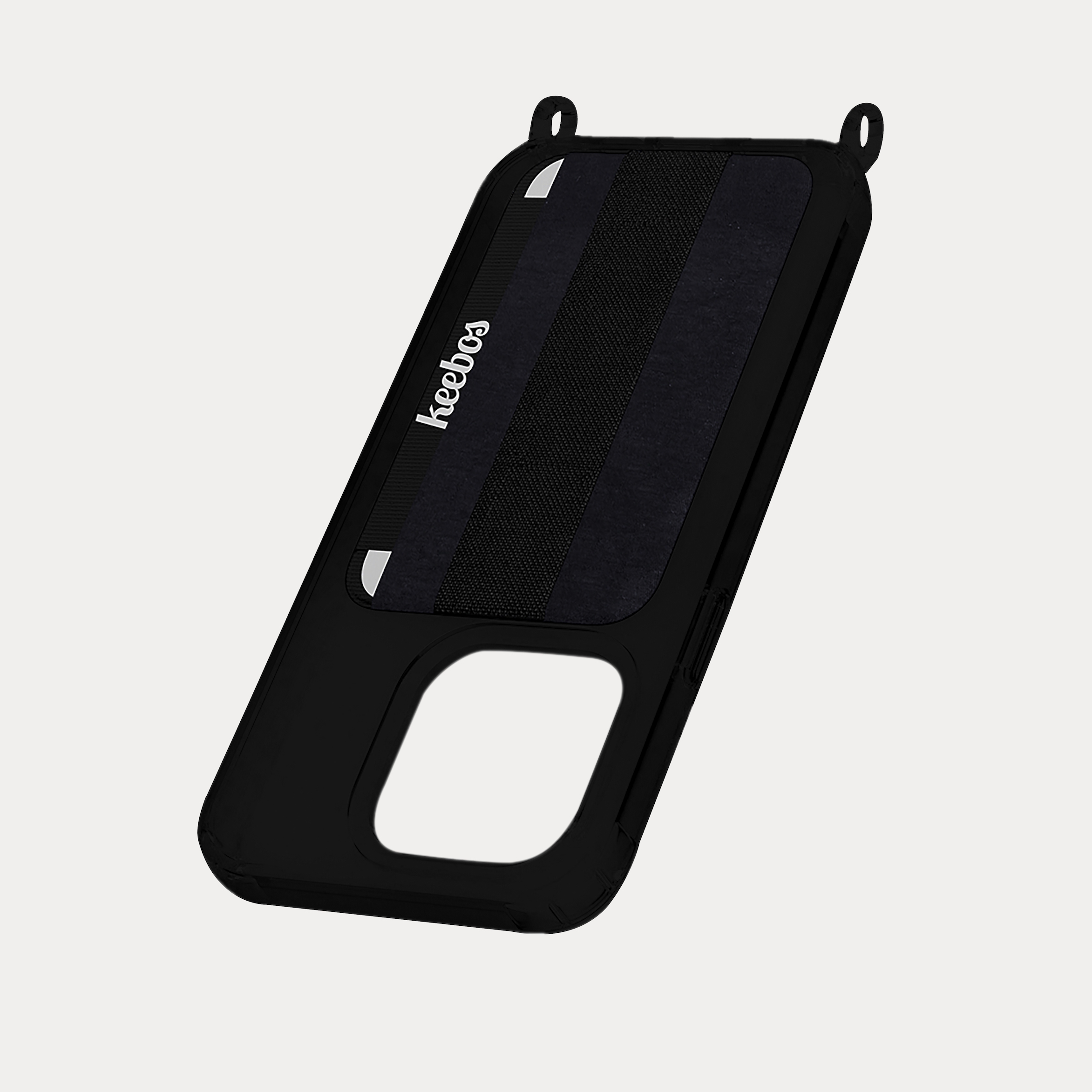 Black Wallet Case with Connector Rings Black Wallet Case with Connector Rings