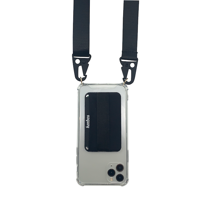 iPhone 15 Pro case with detachable crossbody strap