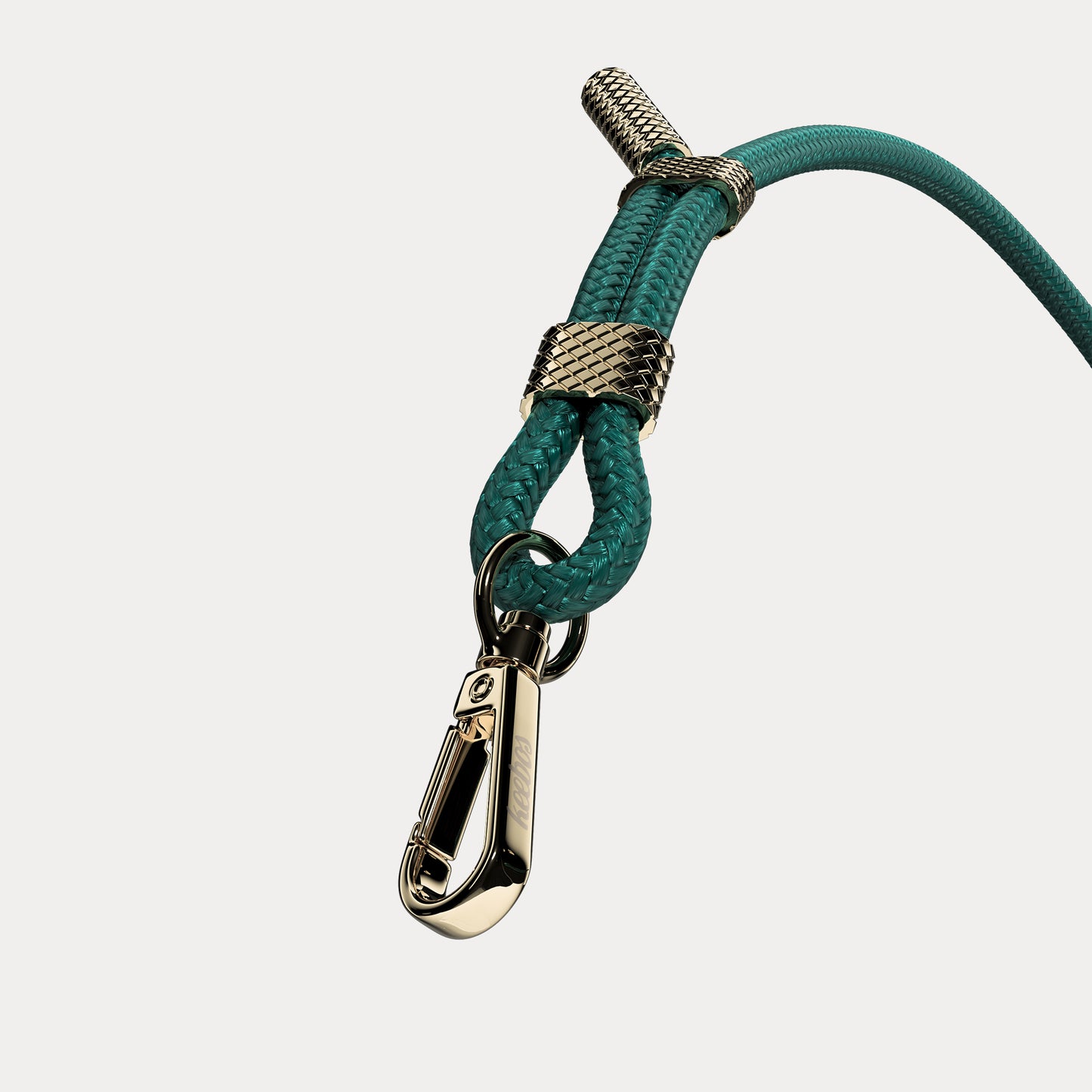 green-crossbody-phone-strap-clip-off