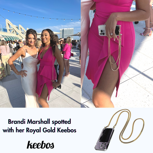 What phone case does Brandi Marshall have?