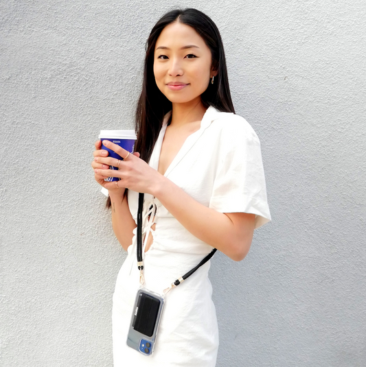 Stylish phone necklace ideas: the everyday straps, chains, and pearl looks people are actually wearing