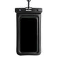 Black Waterproof Phone Case with Strap for vacation and beach