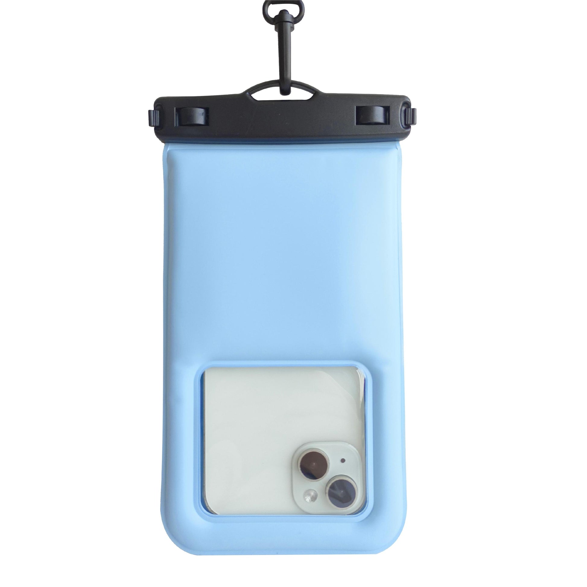 Blue Waterproof Phone Case with detachable and adjustable Strap