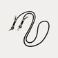 Sunset black crossbody phone strap with gold detailing