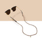 Brown premium vegan leather sunglass strap