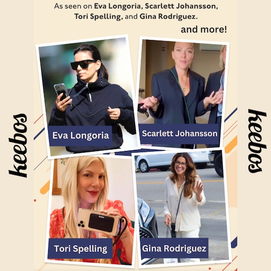 Keebos crossbody phone cases as seen on celebrities