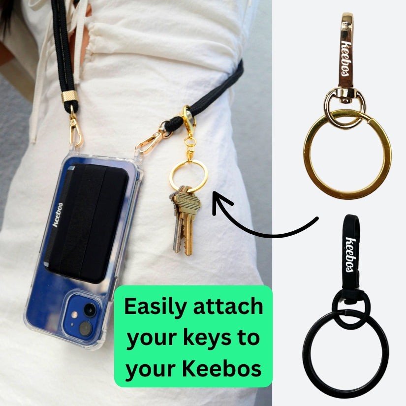 Ke Clips 2 Key Clips - Black & Golden (50% off) – Keebos