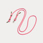 Pink Strap with Gold Accents for the Samsung Z Fold 8 crossbody case