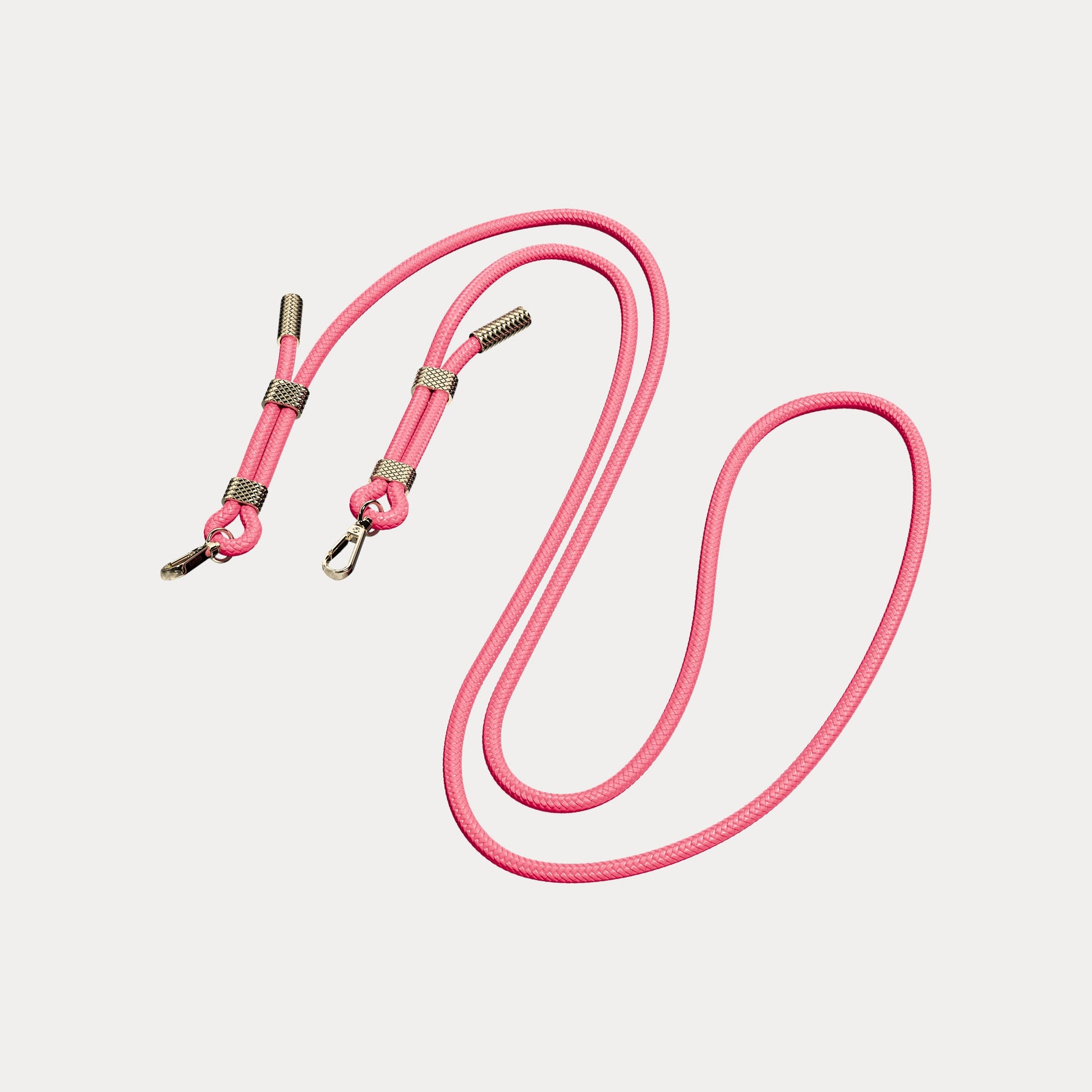 Pink Strap with Gold Accents for the Samsung Z Fold 8 crossbody case