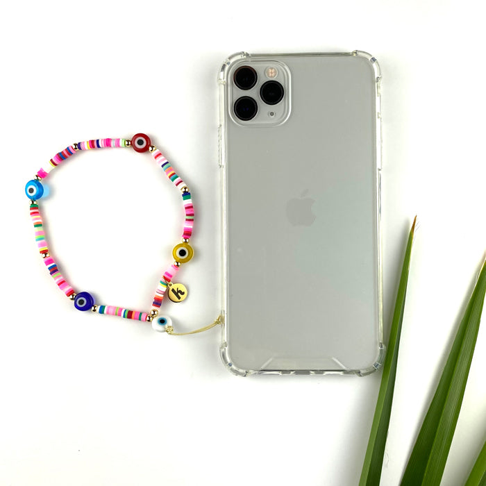 Beaded Phone Charm Peace Keebos